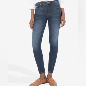 Kut from the Kloth Donna Fab Ab Ankle High Rise Skinny Jean Size 16
